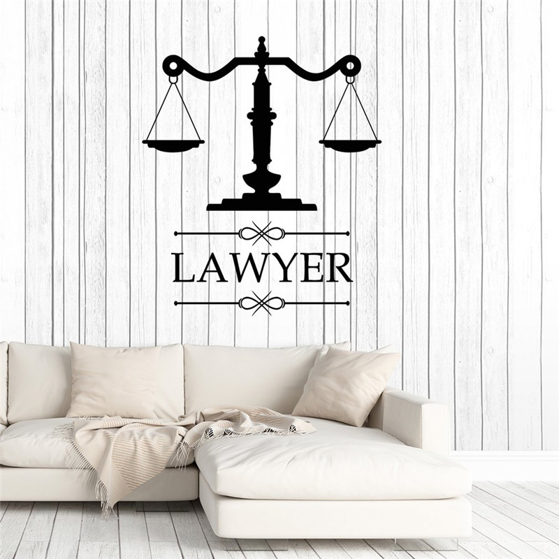 Office Furniture Names - WJWY ขายร้อน Law Office ทนายความอัยการรูปลอกชื่อบริษัท Scale