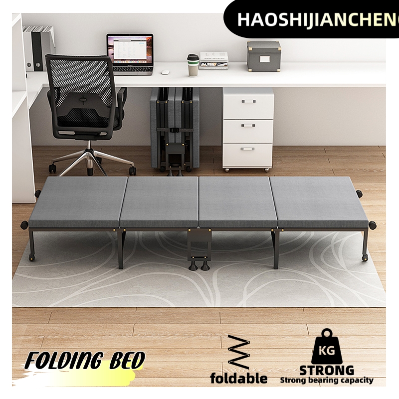 Office Furniture Equipment - สํานักงานพับพักกลางวันเดี่ยวแบบพกพาสี่พับเตียงพับ