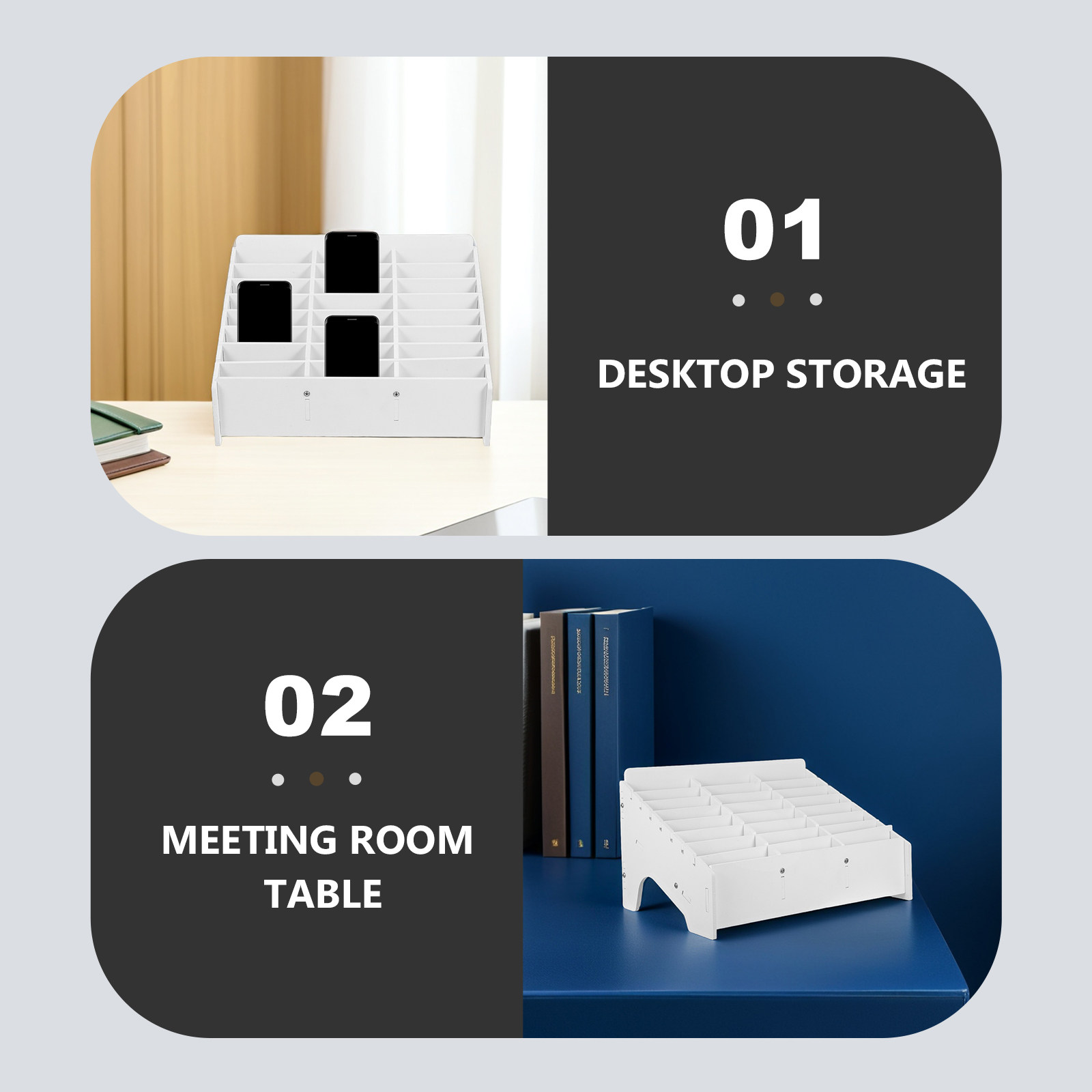 กล่องจัดระเบียบโทรศัพท์ในห้องเ - Office Storage Cabinet บทวิจารณ์และราคา