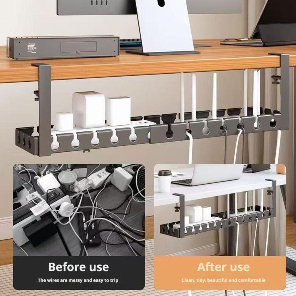 ที่เก็บสายไฟใต้โต๊ะแบบยืดหดได้ - Cable Tray Under Desk บทวิจารณ์และราคา