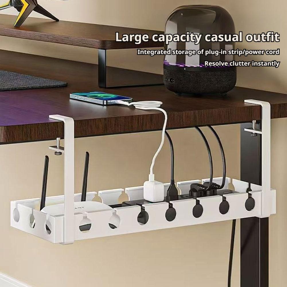 ที่เก็บสายไฟใต้โต๊ะแบบยืดหดได้ - Cable Tray Under Desk บทวิจารณ์และราคา