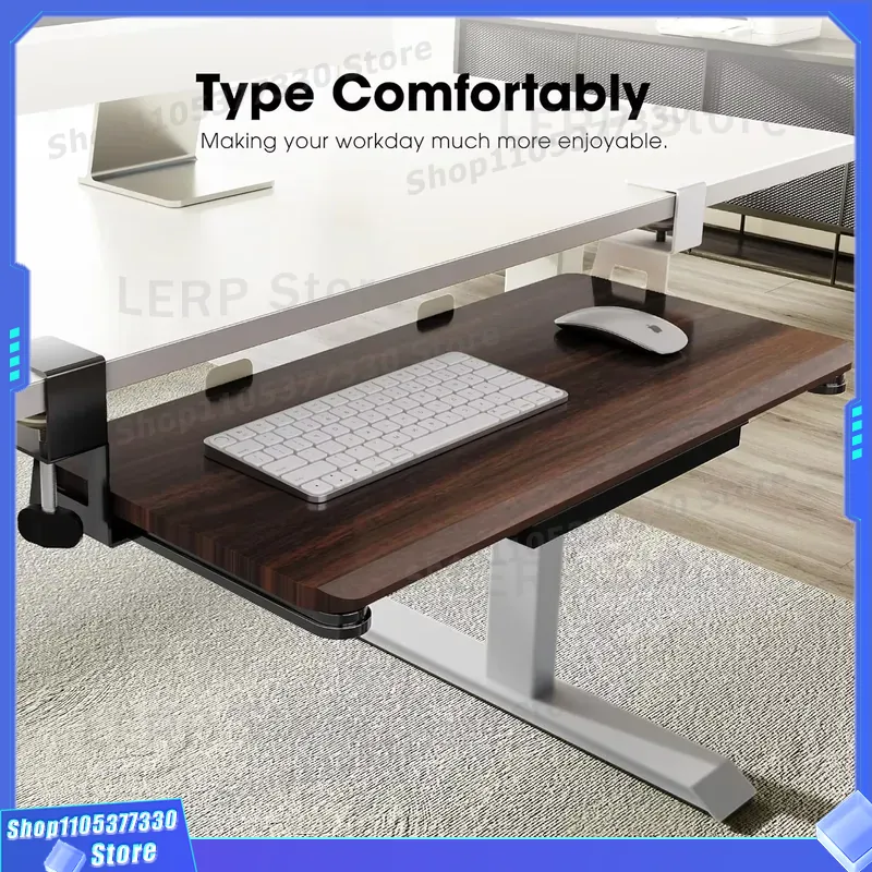 ถาดวางคีย์บอร์ดและเมาส์แบบเลื่ - Keyboard Drawer Under บทวิจารณ์และราคา