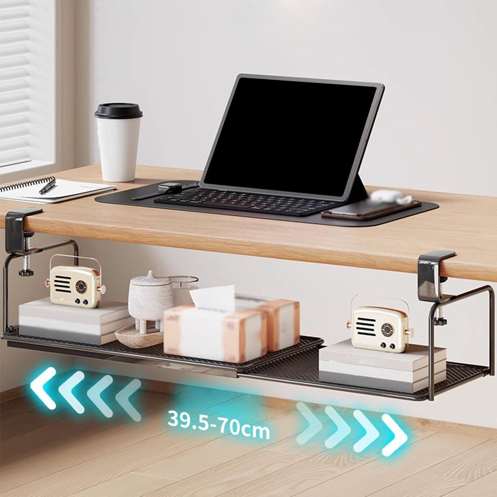 ชั้นวางของอเนกประสงค์ใต้โต๊ะ ท - Cable Tray Under Desk บทวิจารณ์และราคา