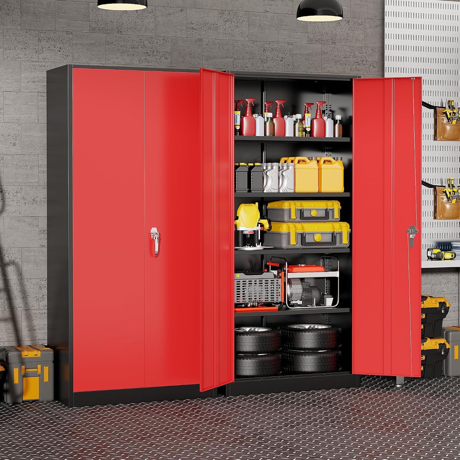 ตู้เก็บของโลหะสำหรับงานหนัก, ต - Office Storage Cabinet บทวิจารณ์และราคา