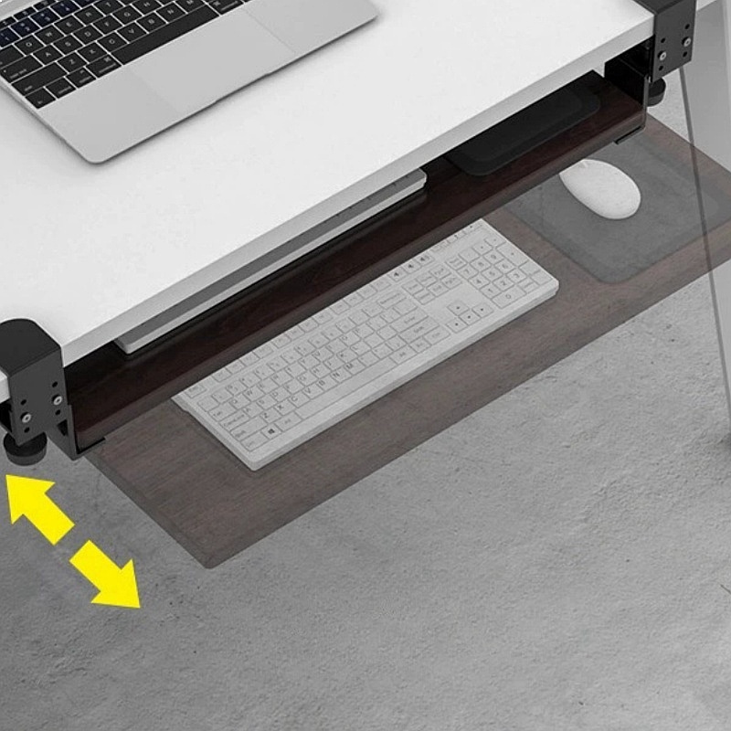 ที่วางคีย์บอร์ดใต้โต๊ะ แบบเลื่ - Keyboard Drawer Under บทวิจารณ์และราคา