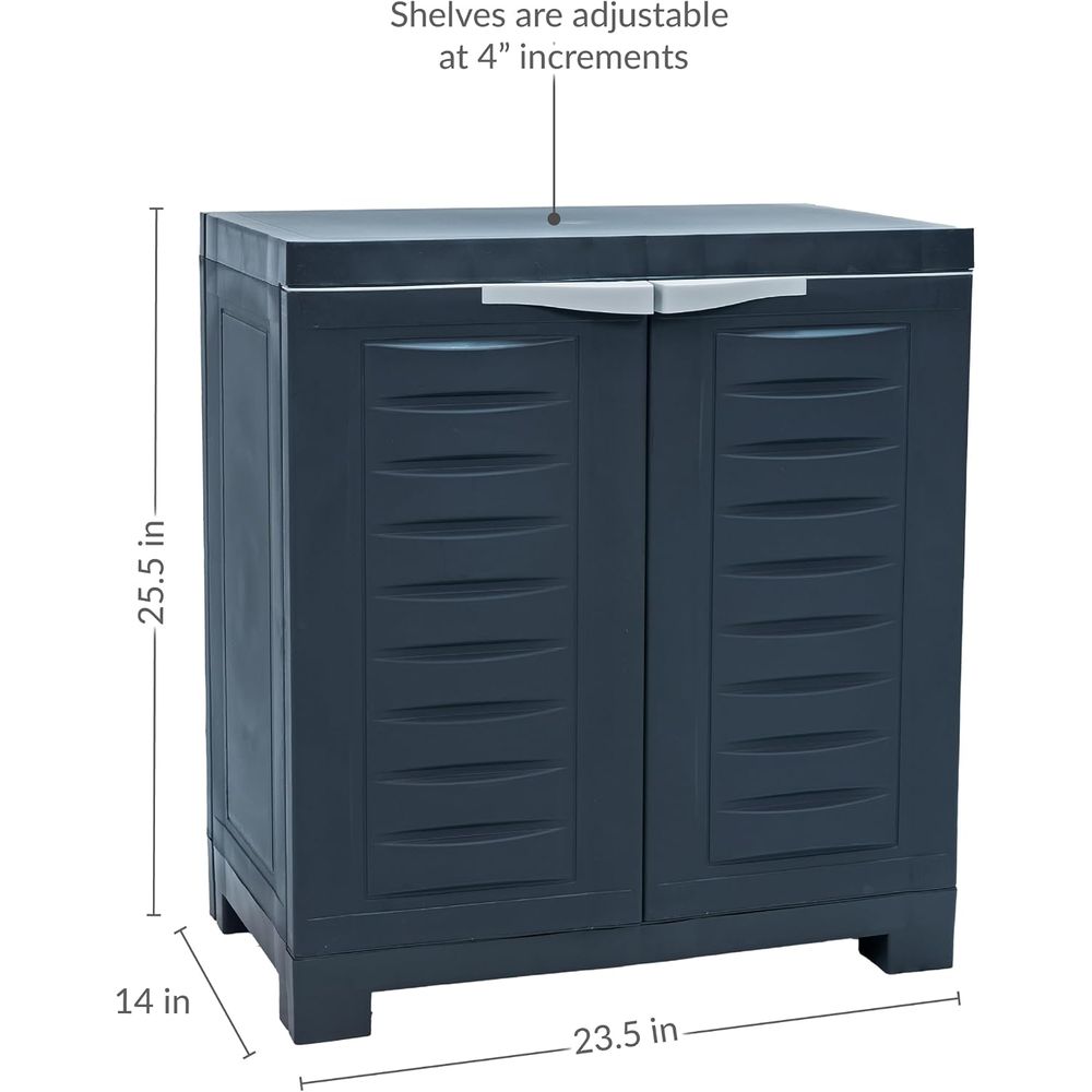 ตู้เก็บของเรซิ่น 25.5 ฟุต - ชั - Office Storage Cabinet บทวิจารณ์และราคา