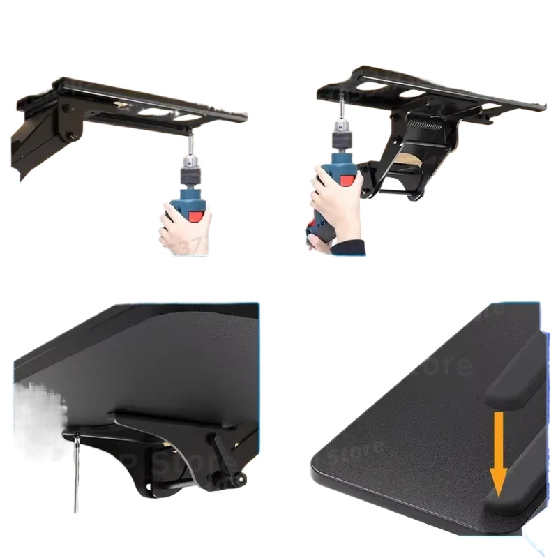 ถาดวางคีย์บอร์ดใต้โต๊ะแบบหนีบ  - Keyboard Drawer Under บทวิจารณ์และราคา