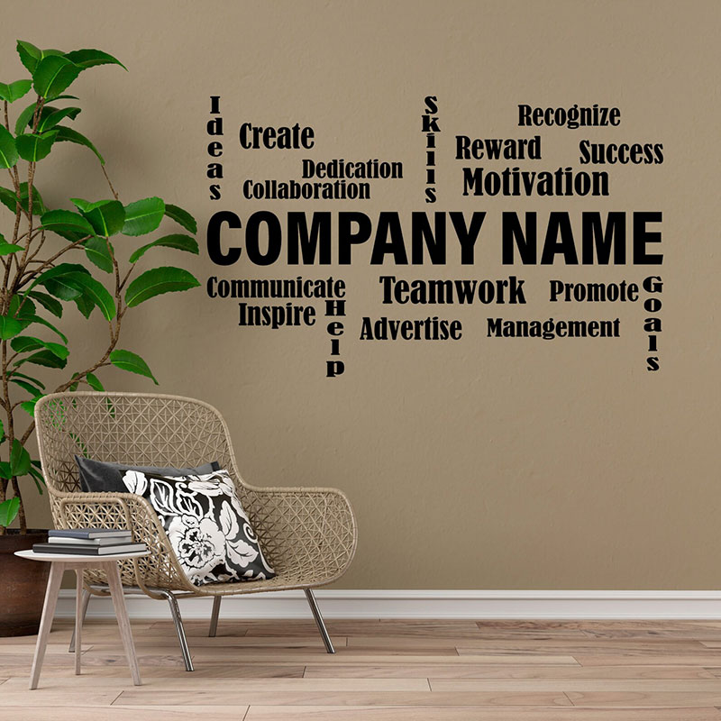 สติ๊กเกอร์ติดผนังไวนิลตกแต่งภา - Office Furniture Names บทวิจารณ์และราคา
