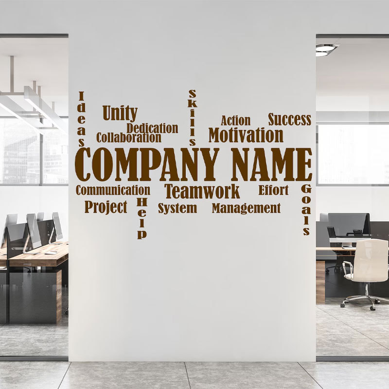 สติ๊กเกอร์ติดผนังไวนิลตกแต่งภา - Office Furniture Names บทวิจารณ์และราคา