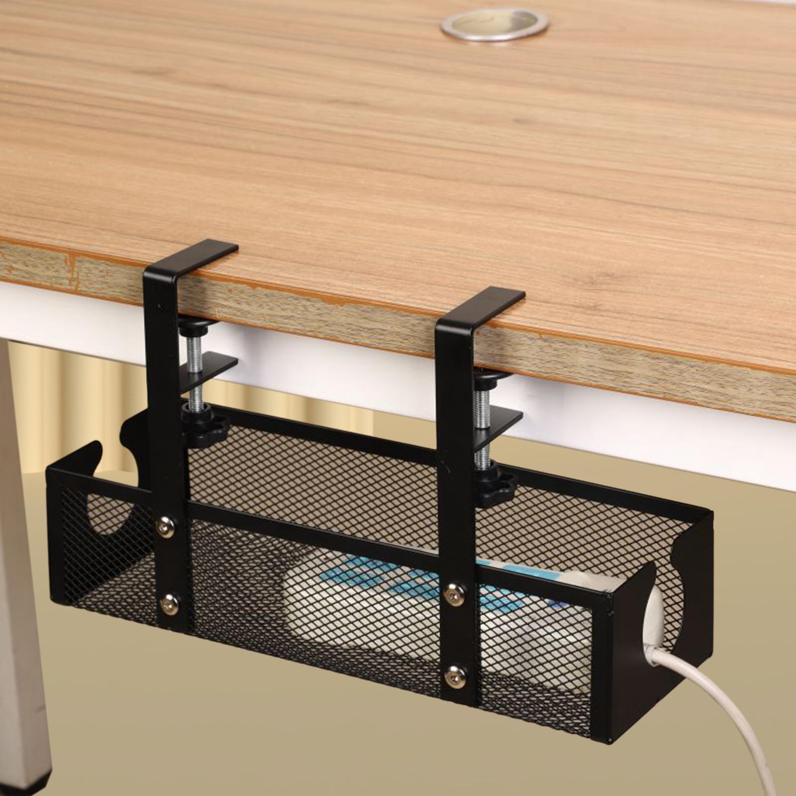 ลวดOrganizerโลหะภายใต้โต๊ะการจ - Cable Tray Under Desk บทวิจารณ์และราคา