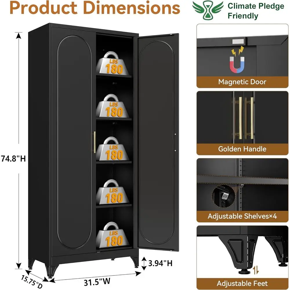 ตู้เก็บของในครัวโลหะสูง 75 ซม. - Office Storage Cabinet บทวิจารณ์และราคา