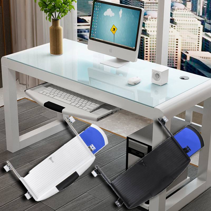 เลื่อนออกลิ้นชักคอมพิวเตอร์อเน - Keyboard Drawer Under บทวิจารณ์และราคา