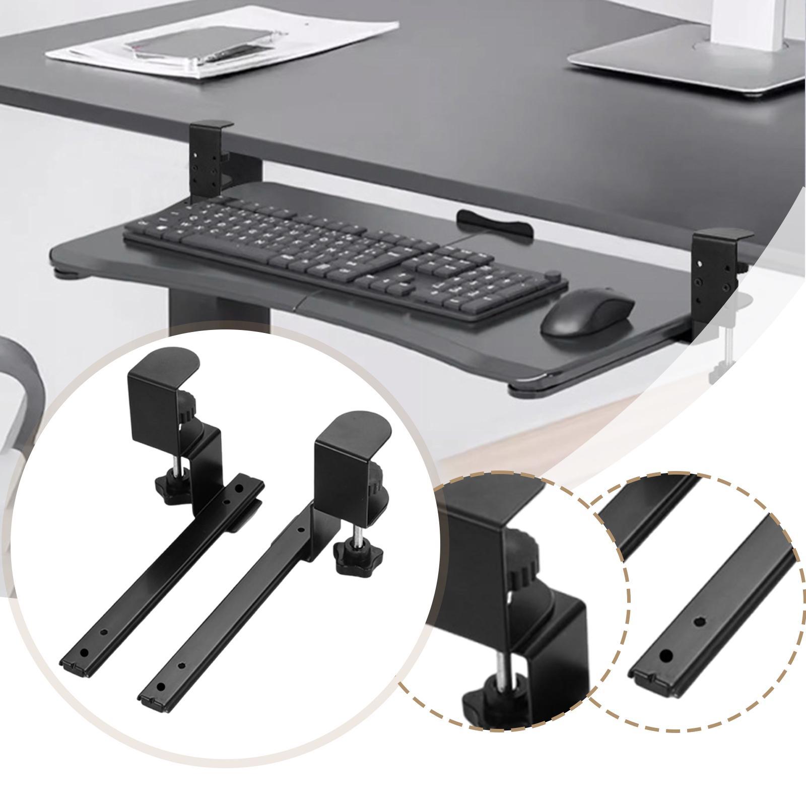 รางเลื่อนลิ้นชักใต้โต๊ะ 2 ชิ้น - Keyboard Drawer Under บทวิจารณ์และราคา
