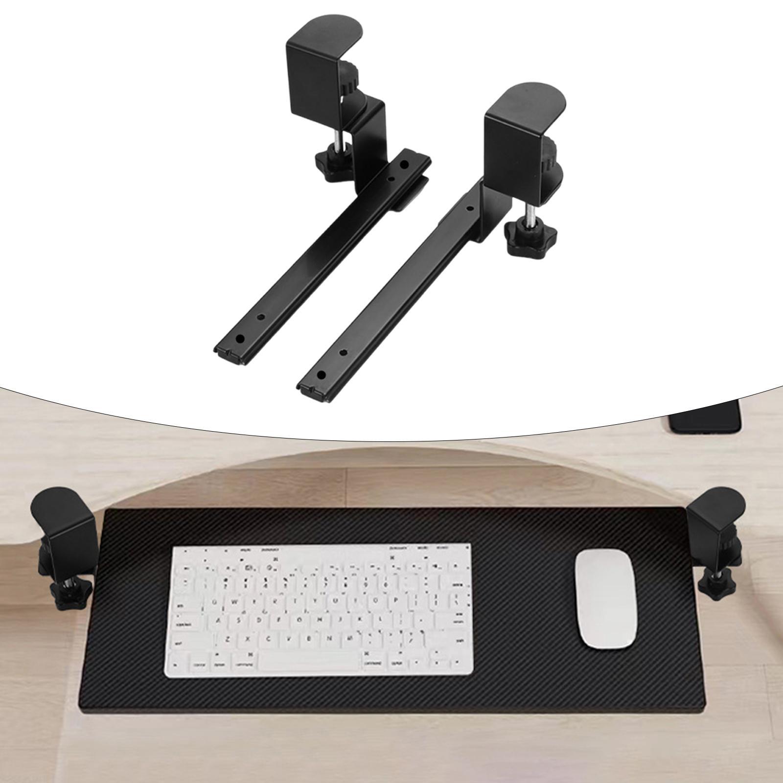 รางเลื่อนลิ้นชักใต้โต๊ะ 2 ชิ้น - Keyboard Drawer Under บทวิจารณ์และราคา