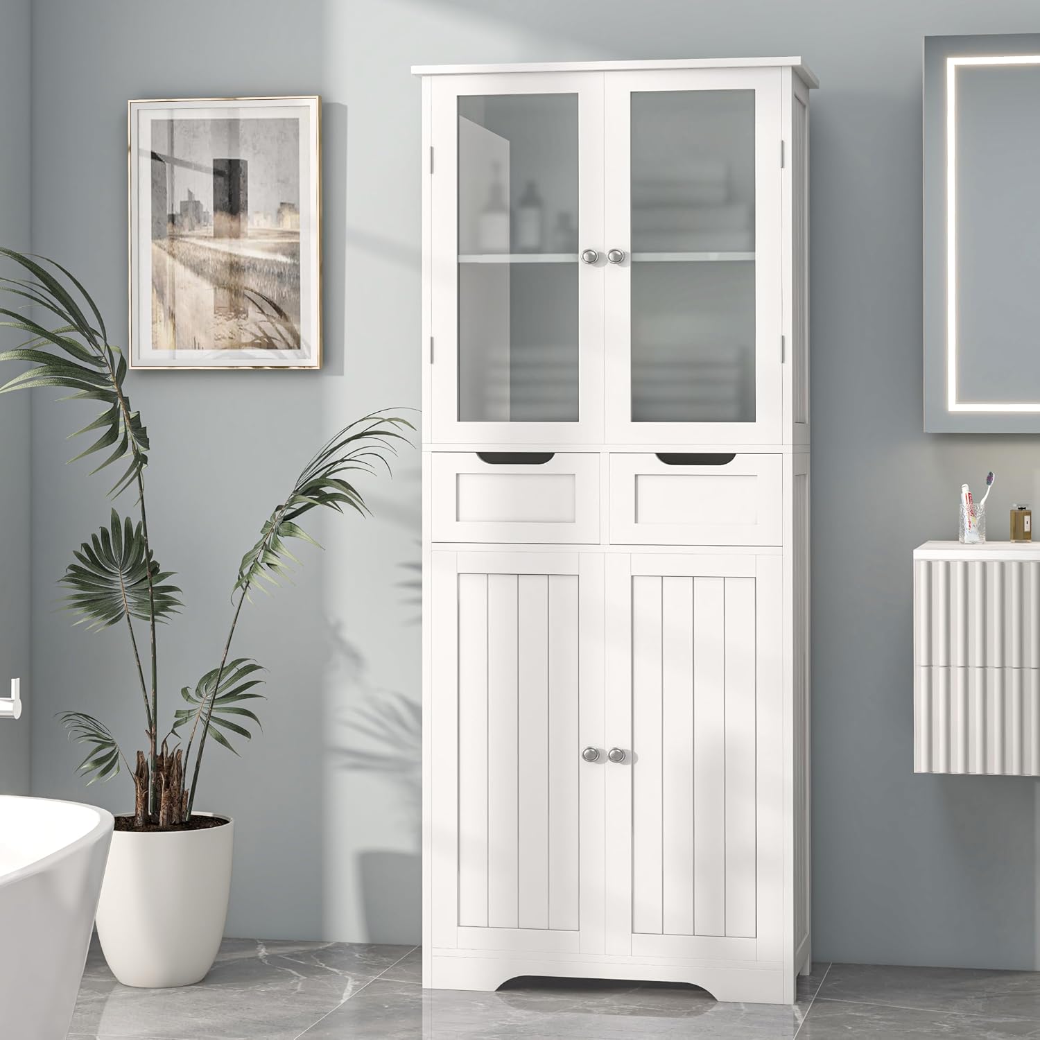 ตู้เก็บของในห้องน้ำทรงสูง ตู้ห - Office Storage Cabinet บทวิจารณ์และราคา